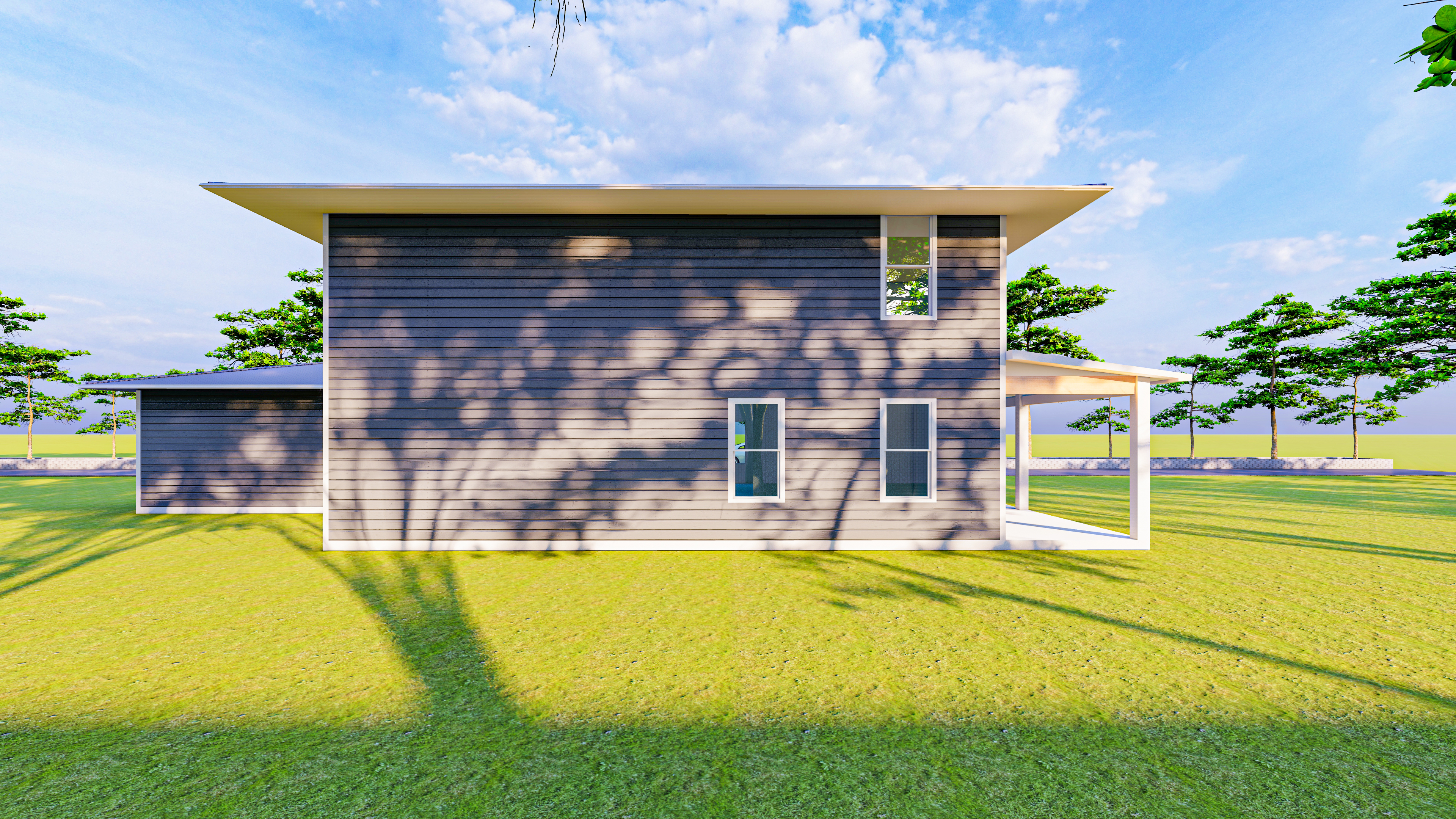 Left elevation.